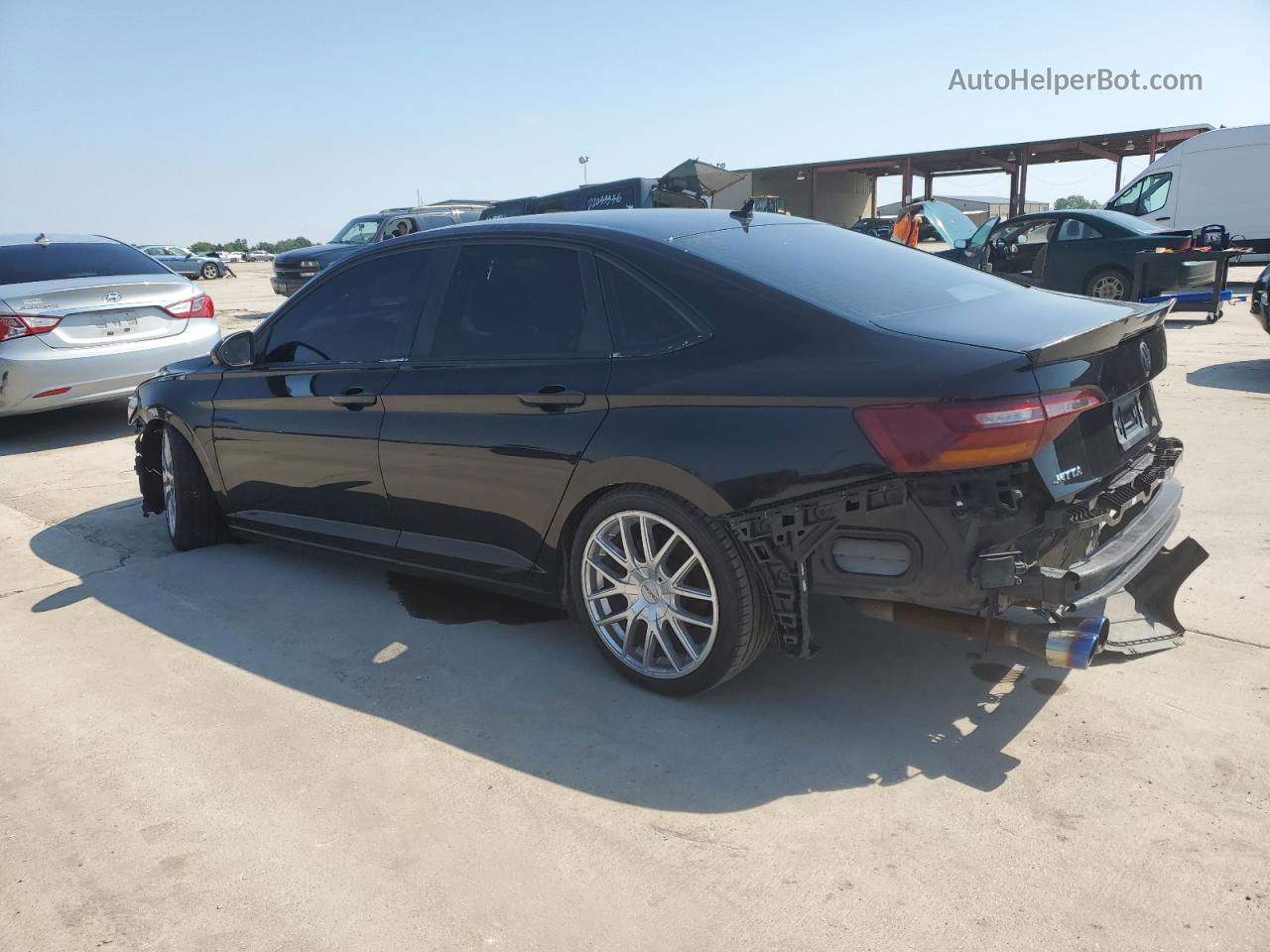 2019 Volkswagen Jetta S Black vin: 3VWC57BU8KM172961