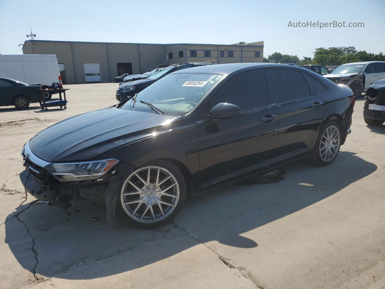 2019 Volkswagen Jetta S Black vin: 3VWC57BU8KM172961