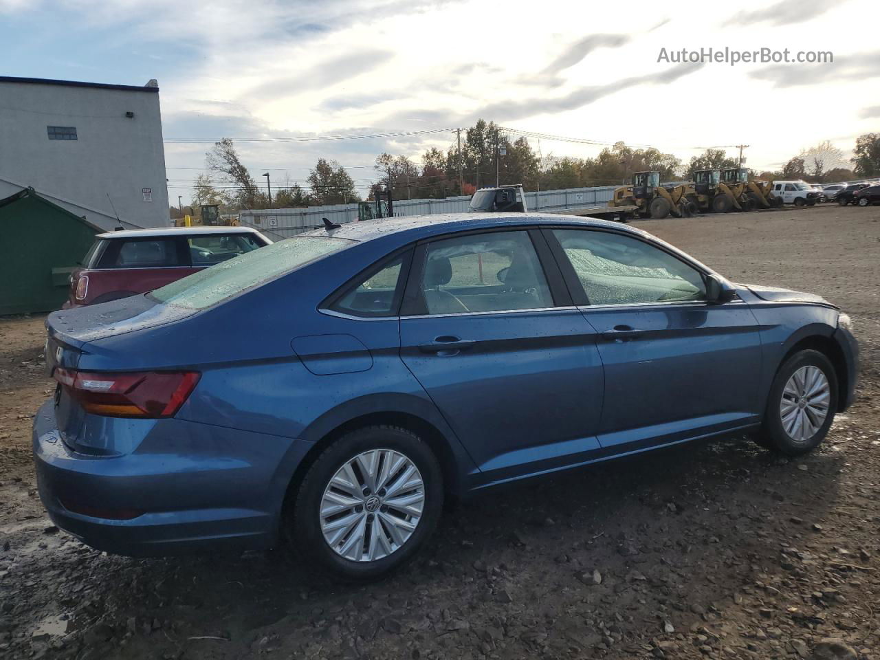 2019 Volkswagen Jetta S Blue vin: 3VWC57BU8KM180347