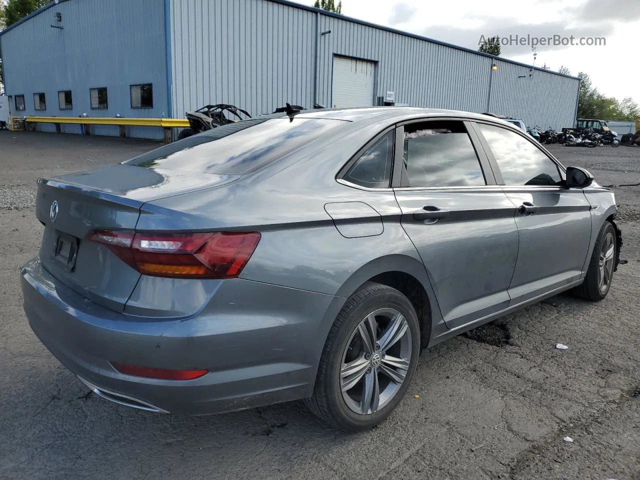 2019 Volkswagen Jetta S Gray vin: 3VWC57BU8KM196628