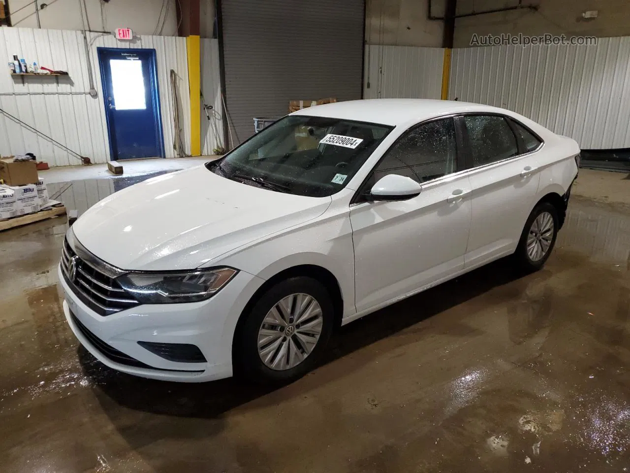 2019 Volkswagen Jetta S White vin: 3VWC57BU8KM207773