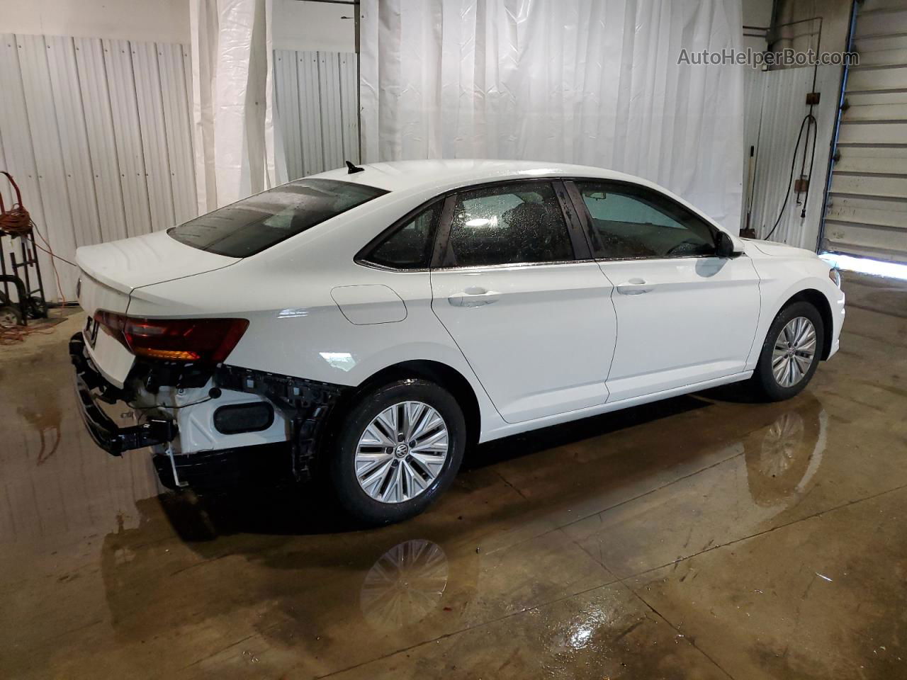 2019 Volkswagen Jetta S White vin: 3VWC57BU8KM207773