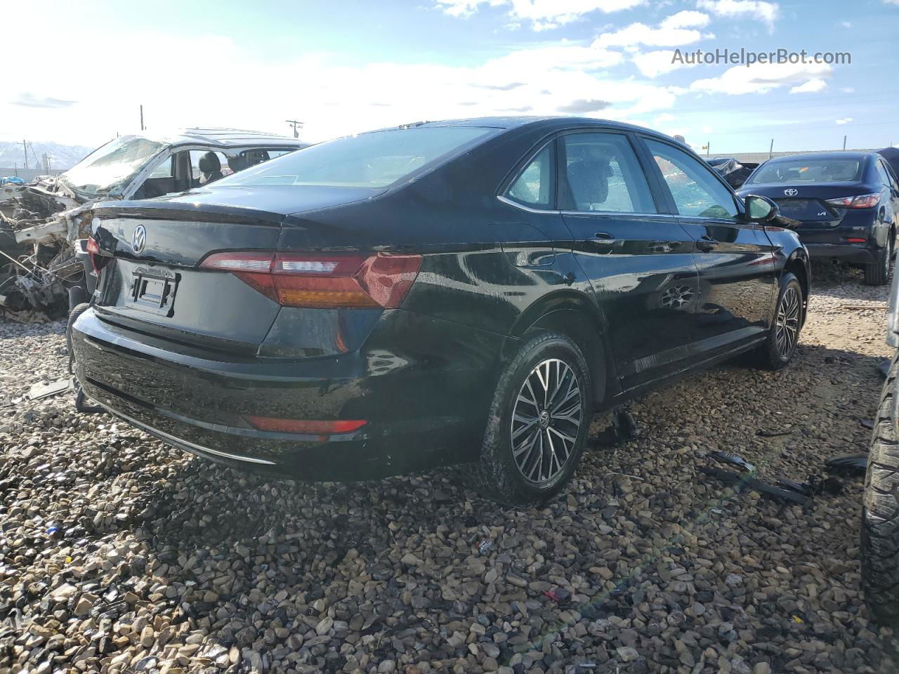 2019 Volkswagen Jetta S Black vin: 3VWC57BU8KM268055