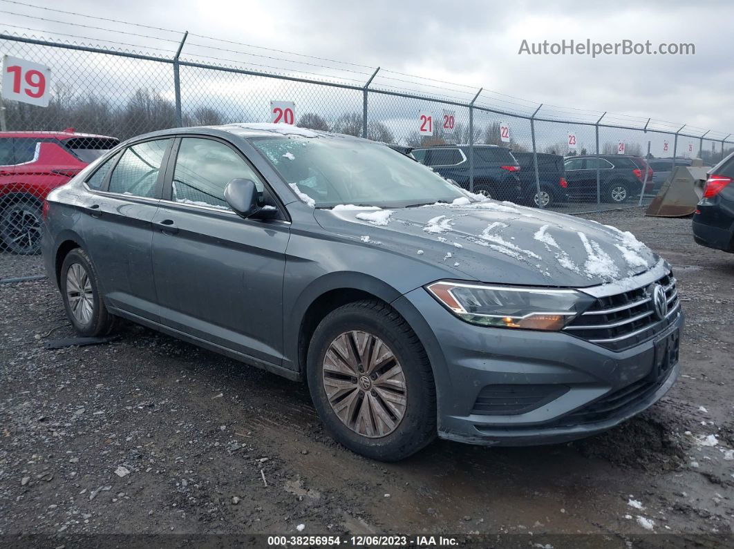 2019 Volkswagen Jetta 1.4t R-line/1.4t S/1.4t Se Gray vin: 3VWC57BU9KM020350