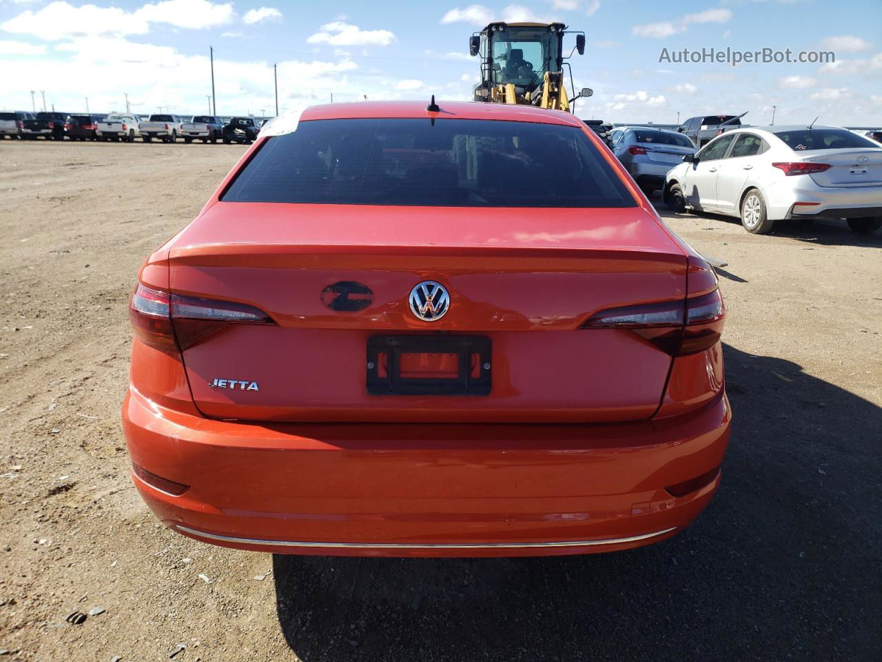 2019 Volkswagen Jetta S Orange vin: 3VWC57BU9KM049492