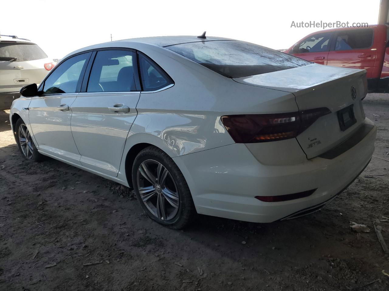 2019 Volkswagen Jetta S White vin: 3VWC57BU9KM062016