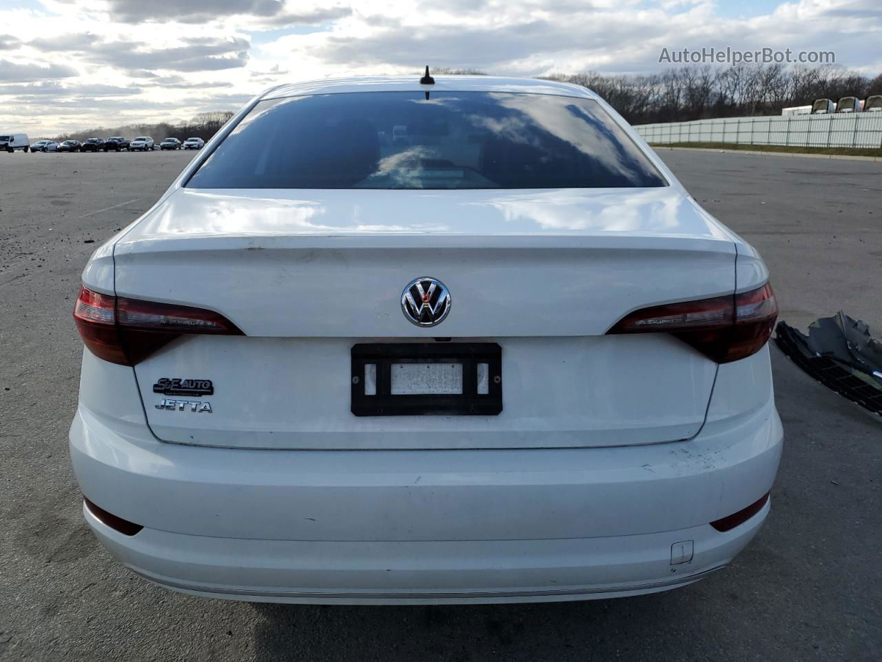 2019 Volkswagen Jetta S White vin: 3VWC57BU9KM067877