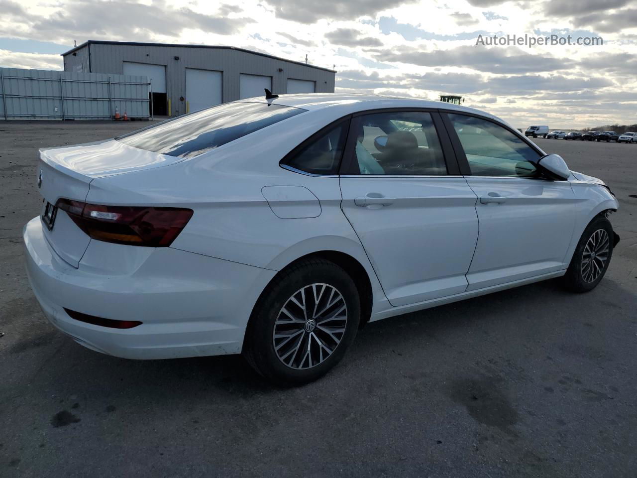 2019 Volkswagen Jetta S White vin: 3VWC57BU9KM067877