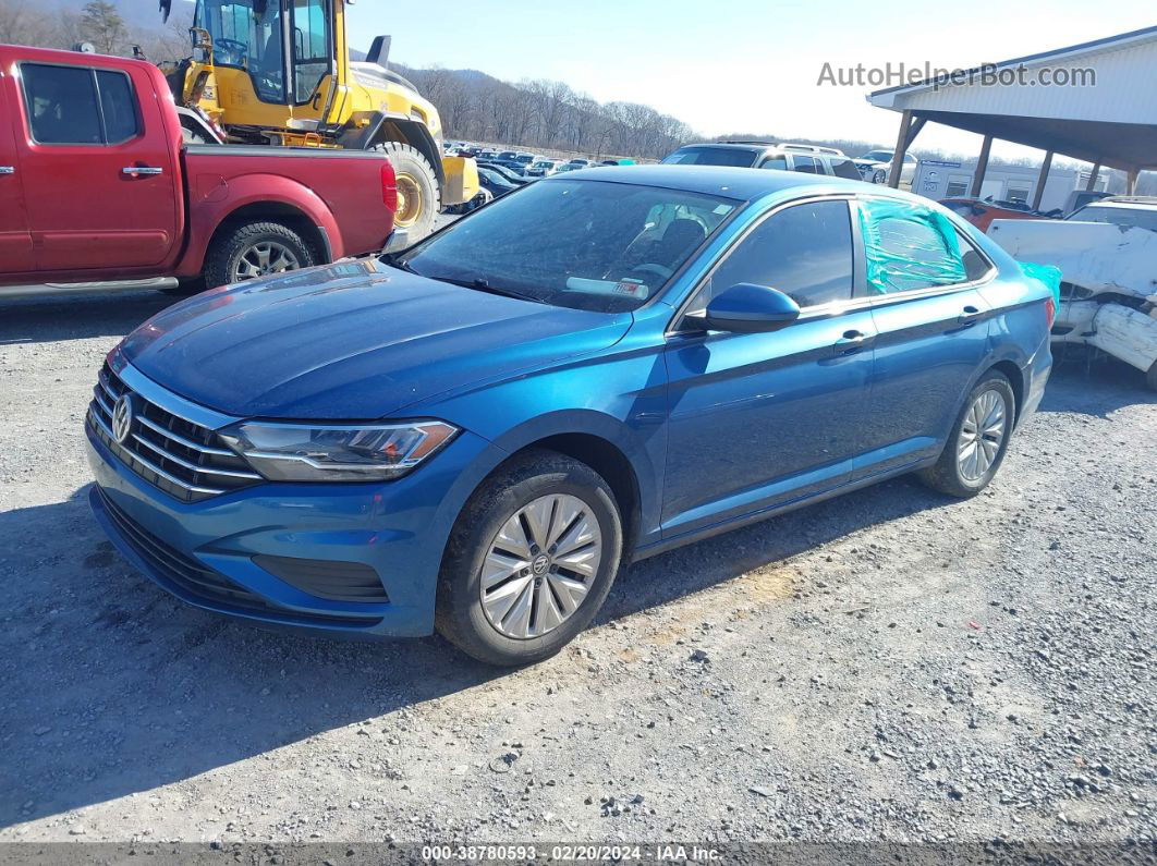 2019 Volkswagen Jetta 1.4t R-line/1.4t S/1.4t Se Blue vin: 3VWC57BU9KM079107