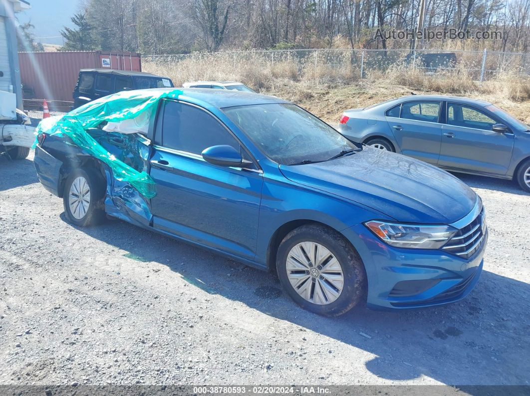 2019 Volkswagen Jetta 1.4t R-line/1.4t S/1.4t Se Blue vin: 3VWC57BU9KM079107