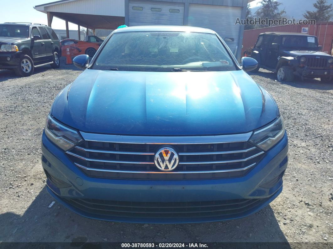 2019 Volkswagen Jetta 1.4t R-line/1.4t S/1.4t Se Blue vin: 3VWC57BU9KM079107