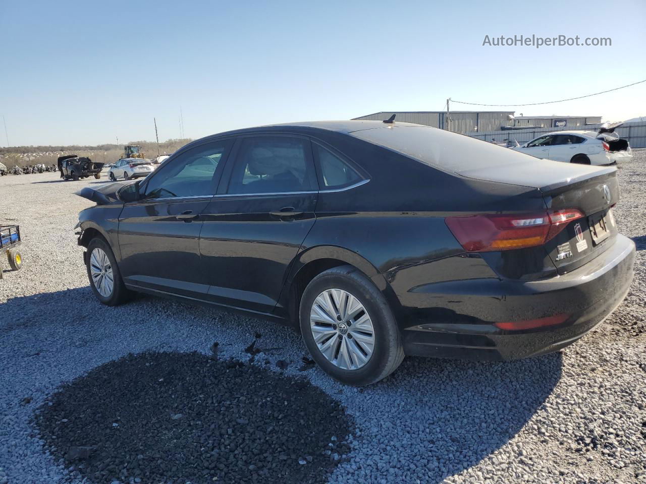 2019 Volkswagen Jetta S Черный vin: 3VWC57BU9KM081584