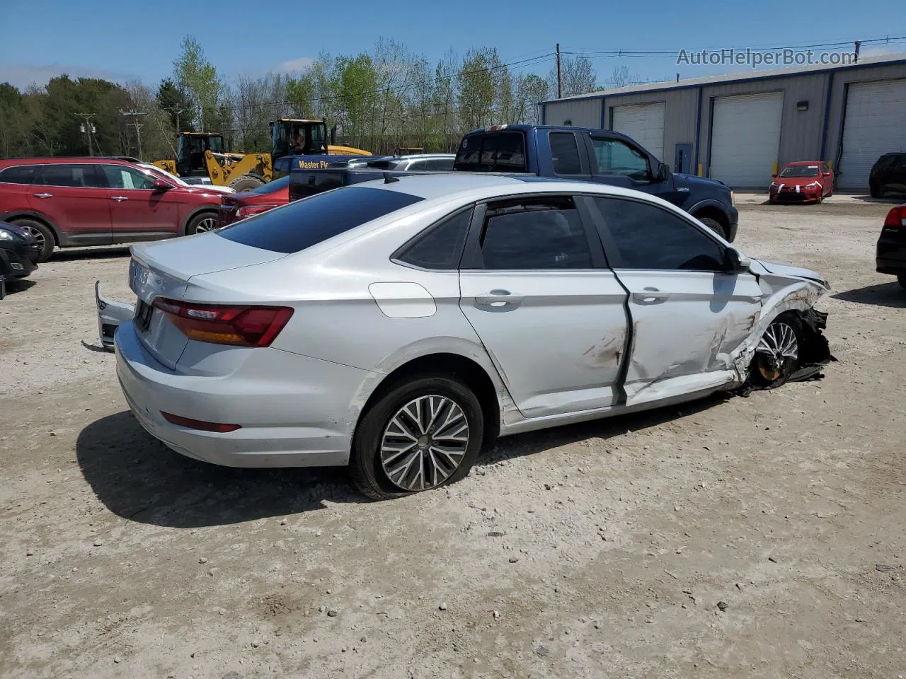 2019 Volkswagen Jetta S Gray vin: 3VWC57BU9KM097509