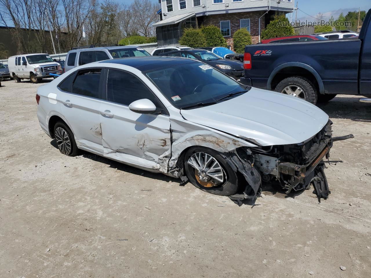 2019 Volkswagen Jetta S Gray vin: 3VWC57BU9KM097509