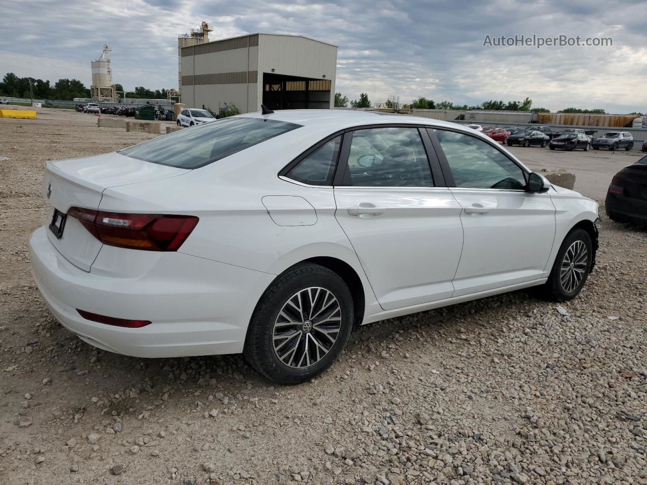 2019 Volkswagen Jetta S White vin: 3VWC57BU9KM115913