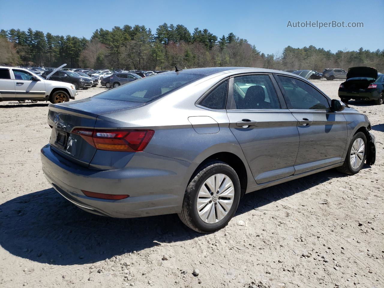 2019 Volkswagen Jetta S Gray vin: 3VWC57BU9KM126345