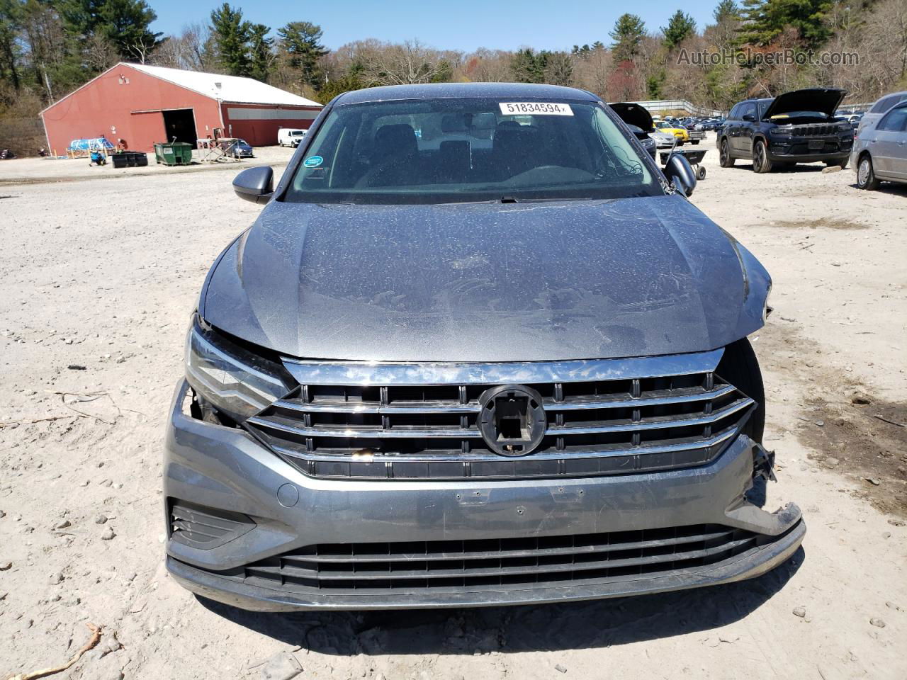 2019 Volkswagen Jetta S Gray vin: 3VWC57BU9KM126345