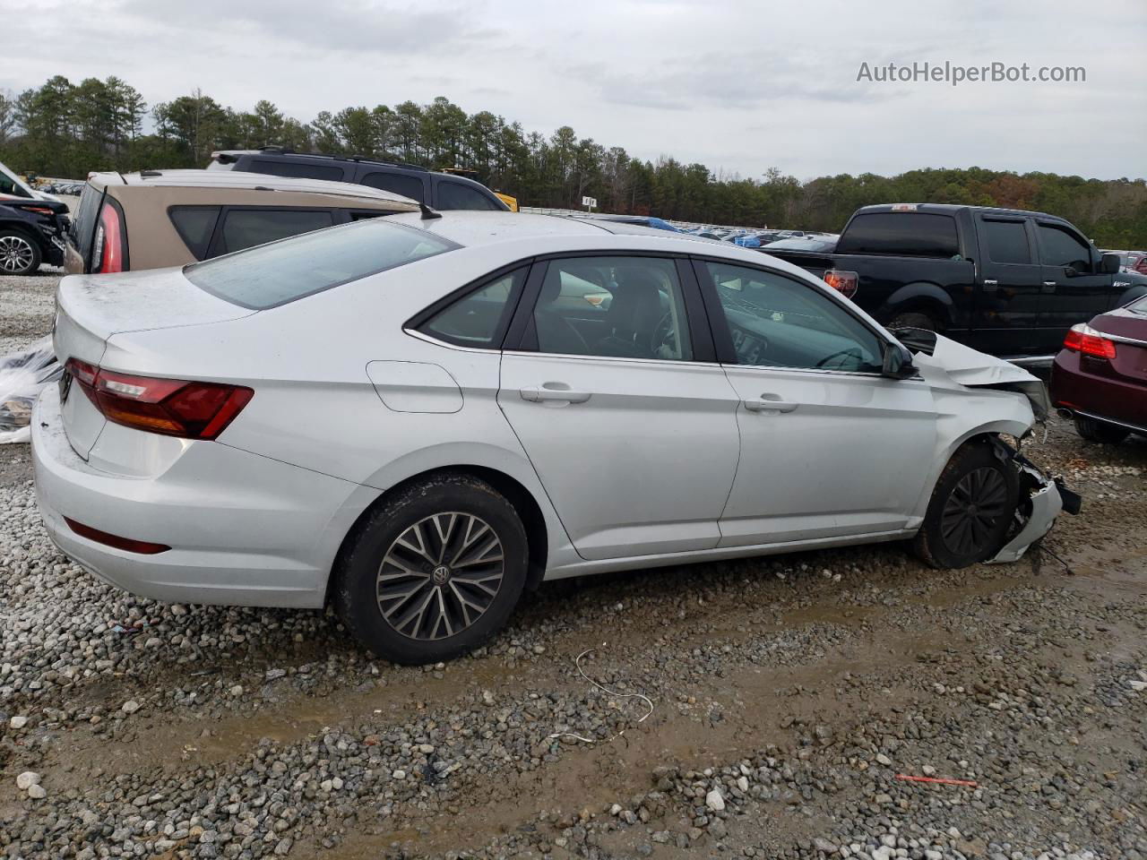 2019 Volkswagen Jetta S Серебряный vin: 3VWC57BU9KM130900