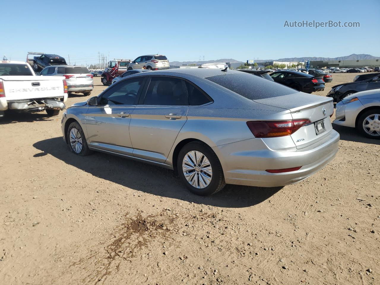 2019 Volkswagen Jetta S Silver vin: 3VWC57BU9KM185721