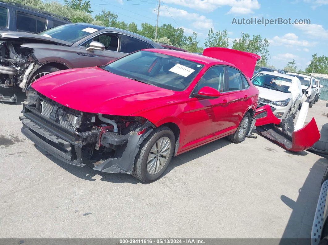 2019 Volkswagen Jetta 1.4t R-line/1.4t S/1.4t Se Red vin: 3VWC57BU9KM204705