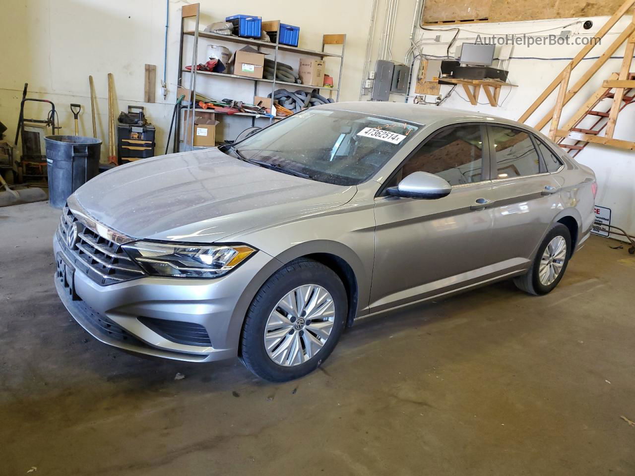 2019 Volkswagen Jetta S Silver vin: 3VWC57BU9KM215767