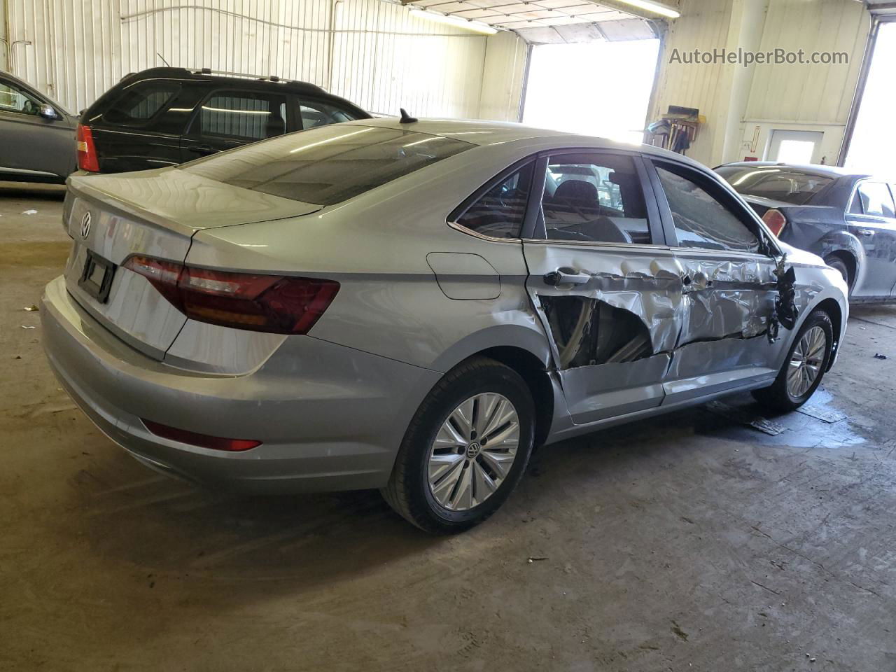 2019 Volkswagen Jetta S Silver vin: 3VWC57BU9KM215767