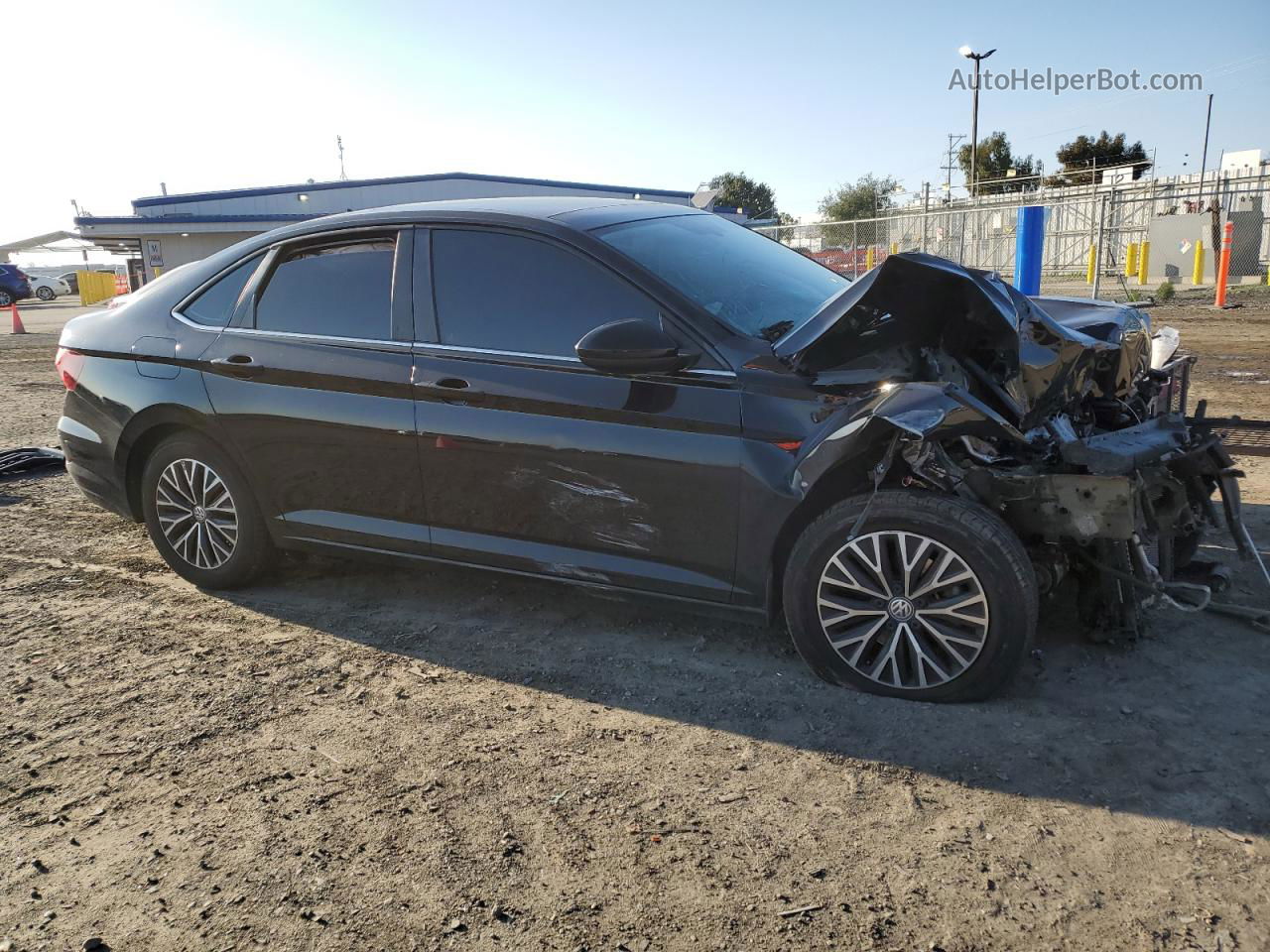 2019 Volkswagen Jetta S Black vin: 3VWC57BU9KM216188