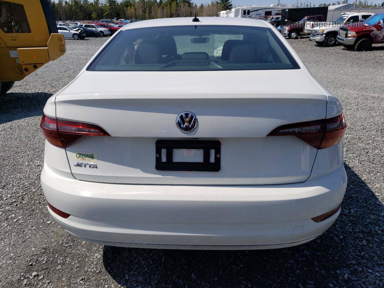 2019 Volkswagen Jetta S White vin: 3VWC57BU9KM264323