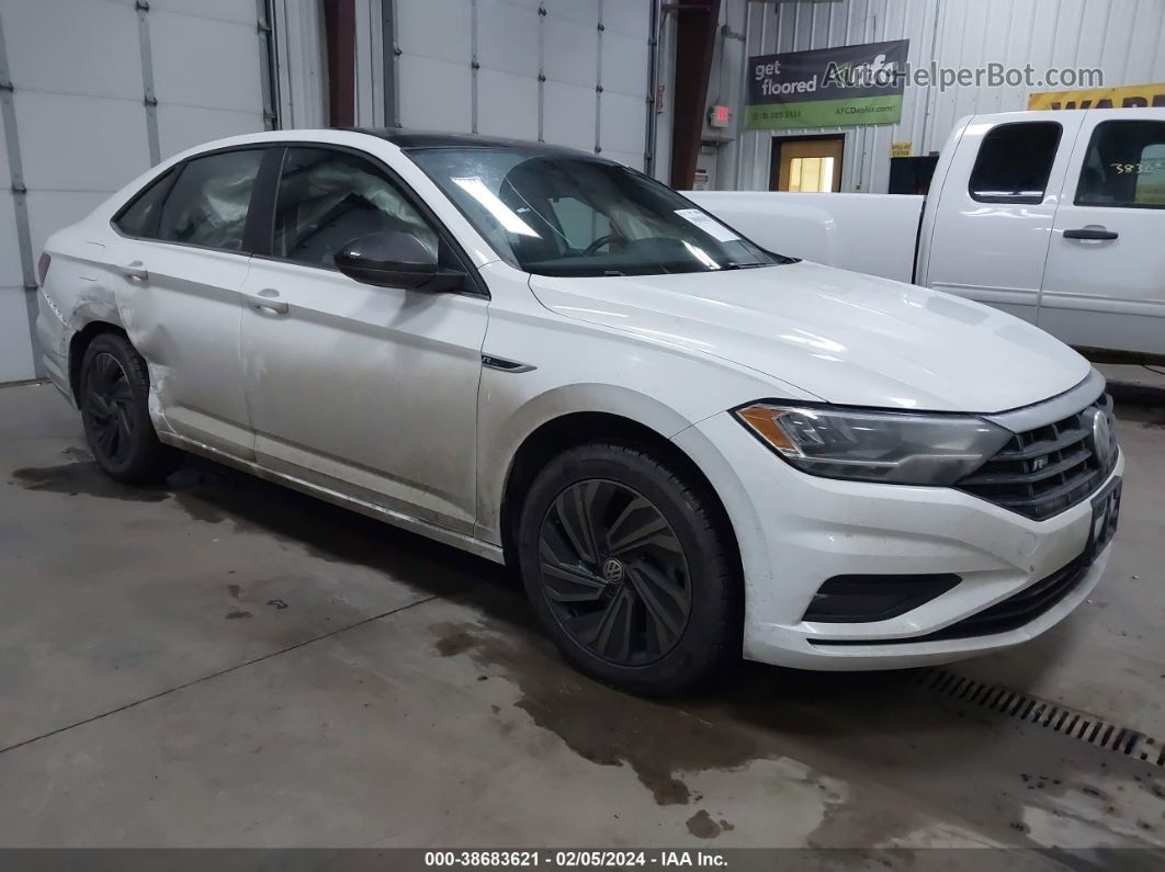 2019 Volkswagen Jetta 1.4t R-line/1.4t S/1.4t Se White vin: 3VWC57BUXKM065832