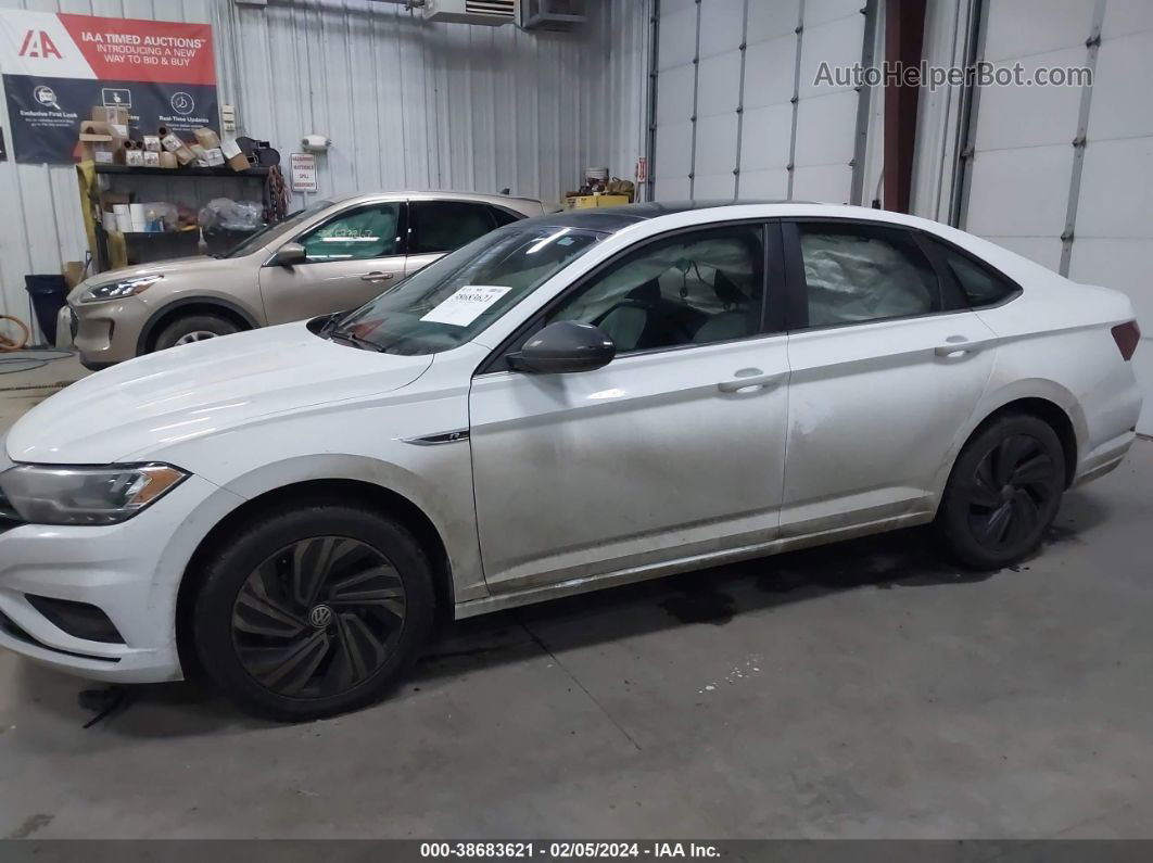 2019 Volkswagen Jetta 1.4t R-line/1.4t S/1.4t Se White vin: 3VWC57BUXKM065832