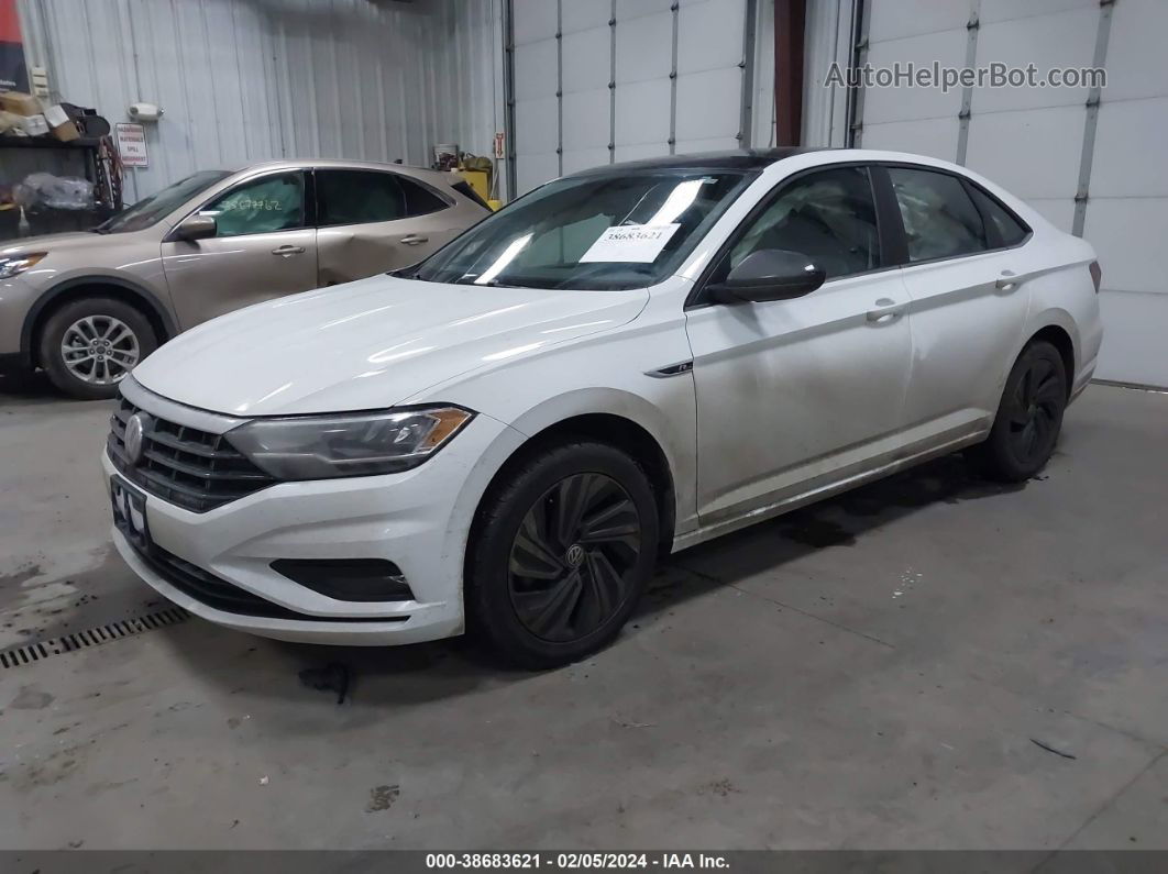 2019 Volkswagen Jetta 1.4t R-line/1.4t S/1.4t Se White vin: 3VWC57BUXKM065832