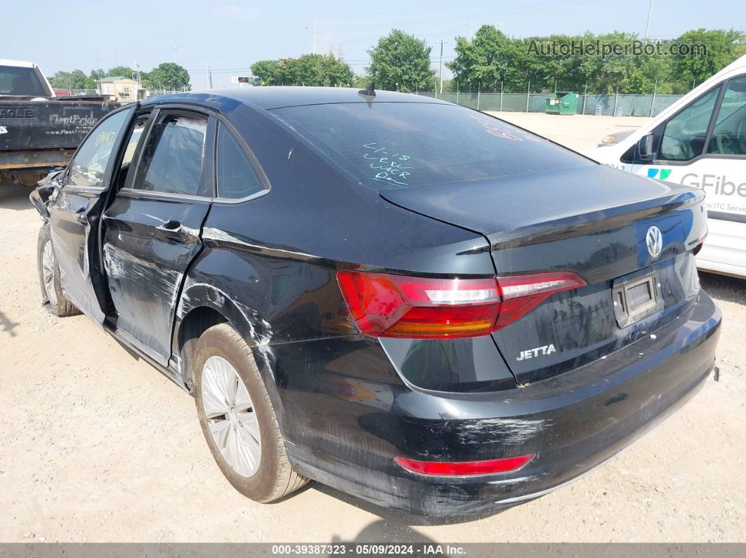 2019 Volkswagen Jetta 1.4t R-line/1.4t S/1.4t Se Black vin: 3VWC57BUXKM079147