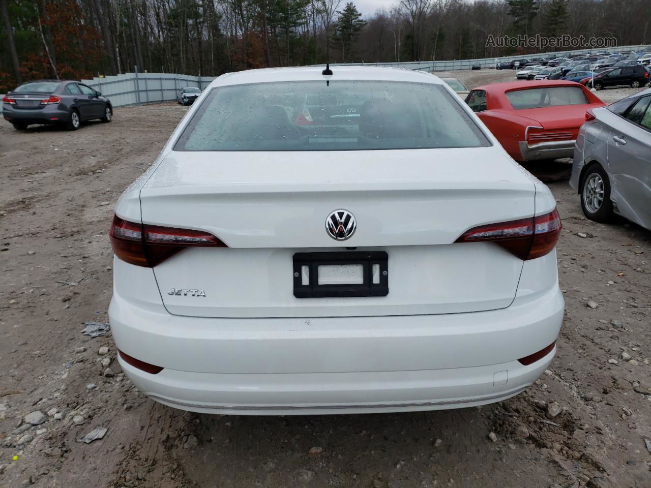 2019 Volkswagen Jetta S White vin: 3VWC57BUXKM088415