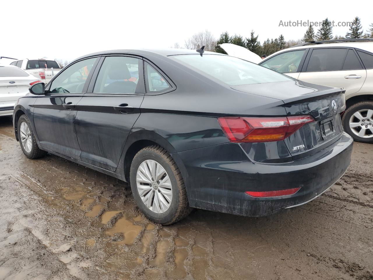 2019 Volkswagen Jetta S Black vin: 3VWC57BUXKM106881