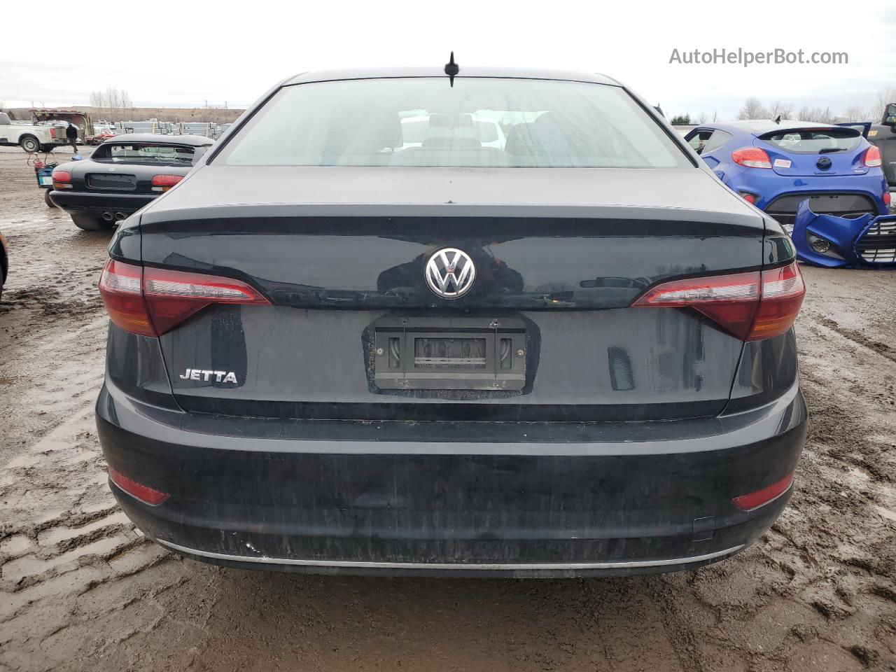 2019 Volkswagen Jetta S Black vin: 3VWC57BUXKM106881