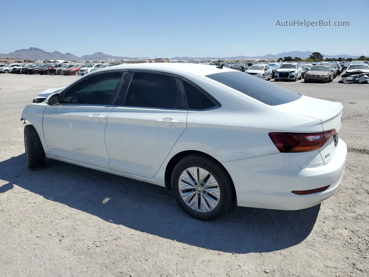 2019 Volkswagen Jetta S White vin: 3VWC57BUXKM110025