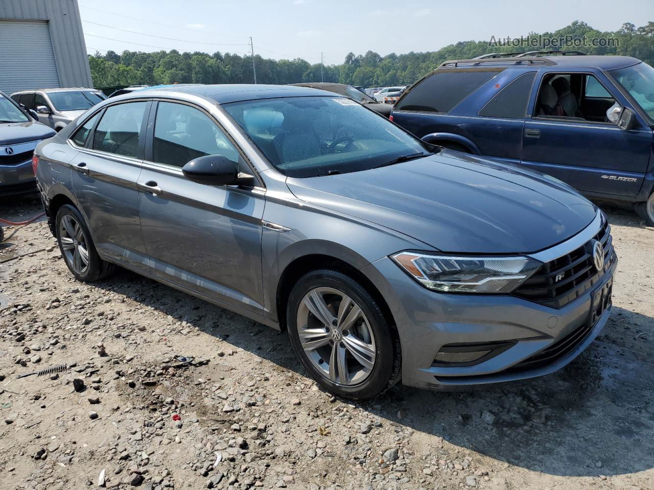 2019 Volkswagen Jetta S Gray vin: 3VWC57BUXKM126211