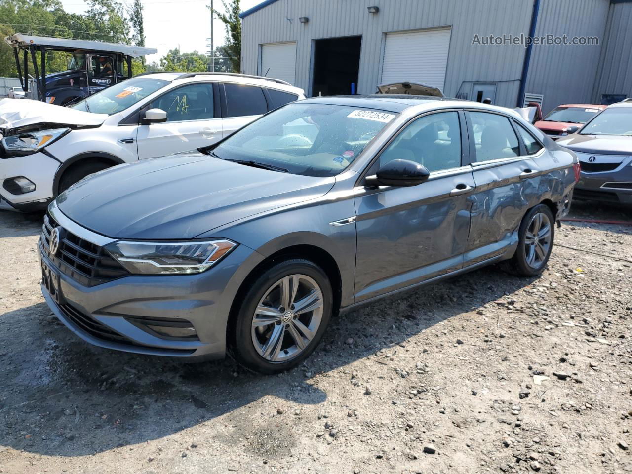 2019 Volkswagen Jetta S Gray vin: 3VWC57BUXKM126211