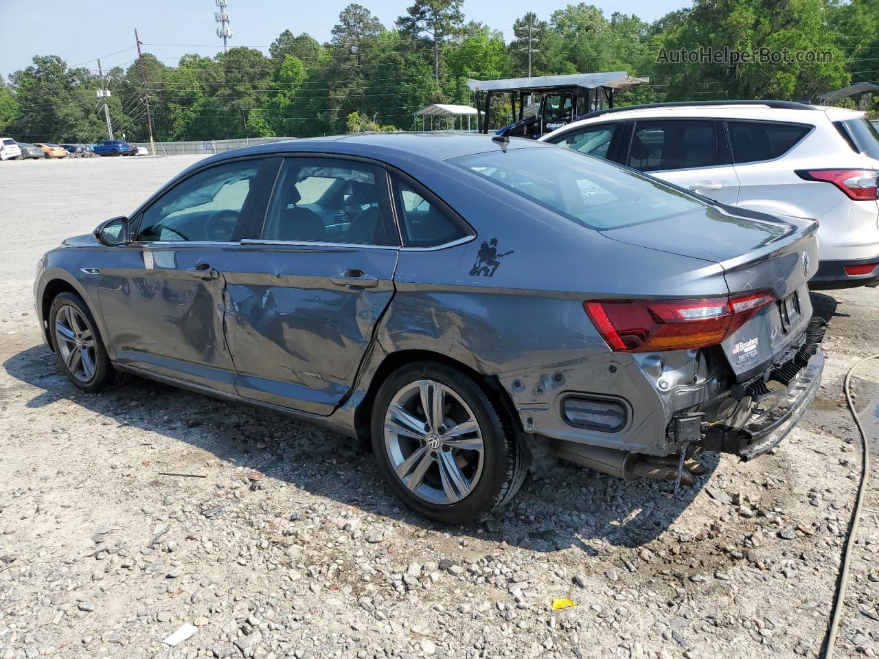 2019 Volkswagen Jetta S Gray vin: 3VWC57BUXKM126211