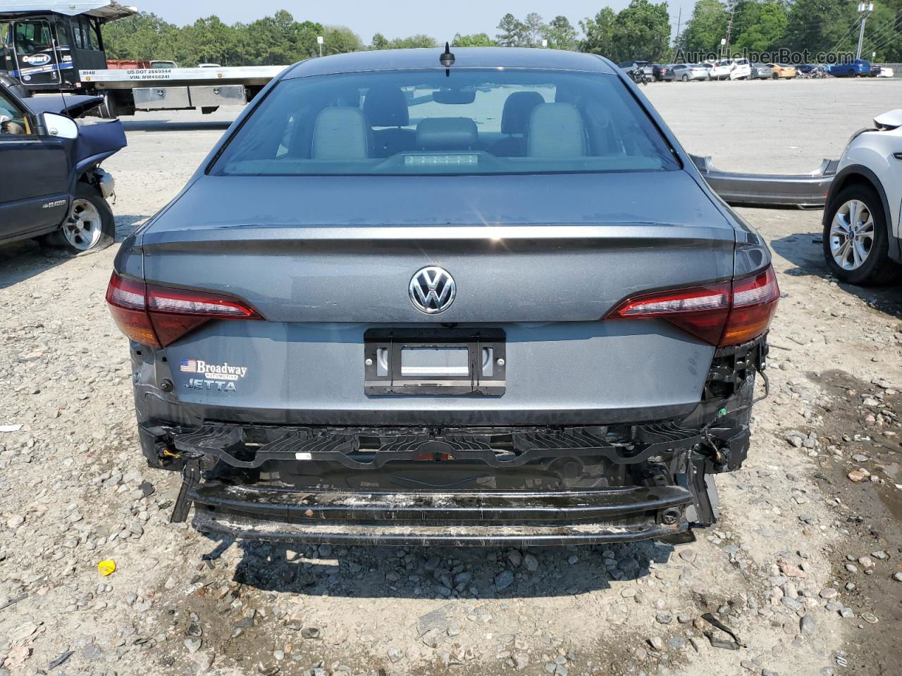 2019 Volkswagen Jetta S Gray vin: 3VWC57BUXKM126211