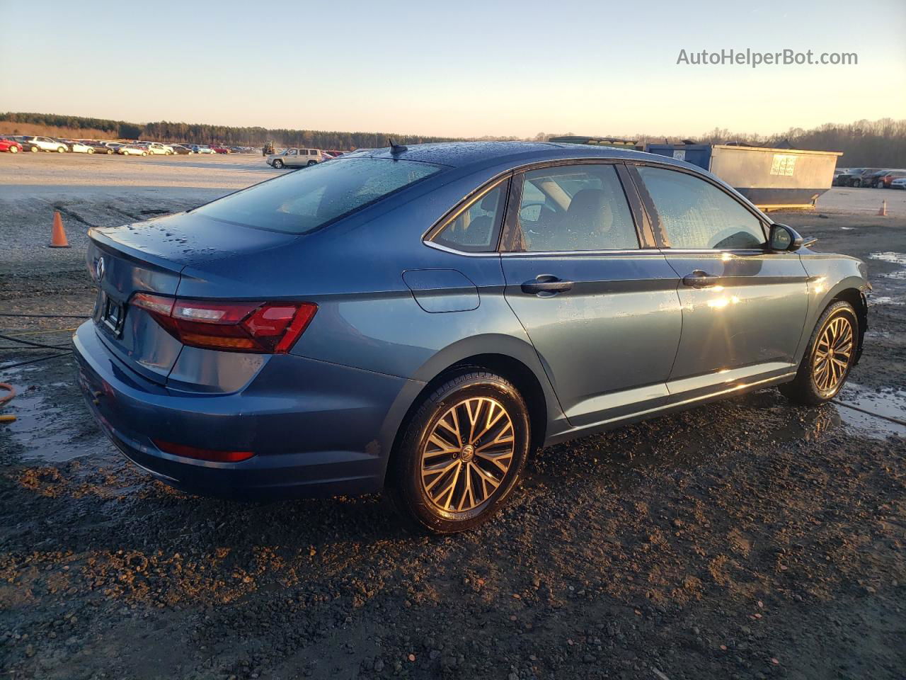 2019 Volkswagen Jetta S Blue vin: 3VWC57BUXKM187218