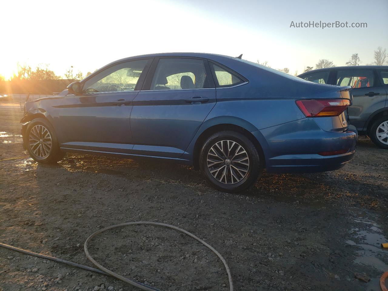 2019 Volkswagen Jetta S Blue vin: 3VWC57BUXKM187218