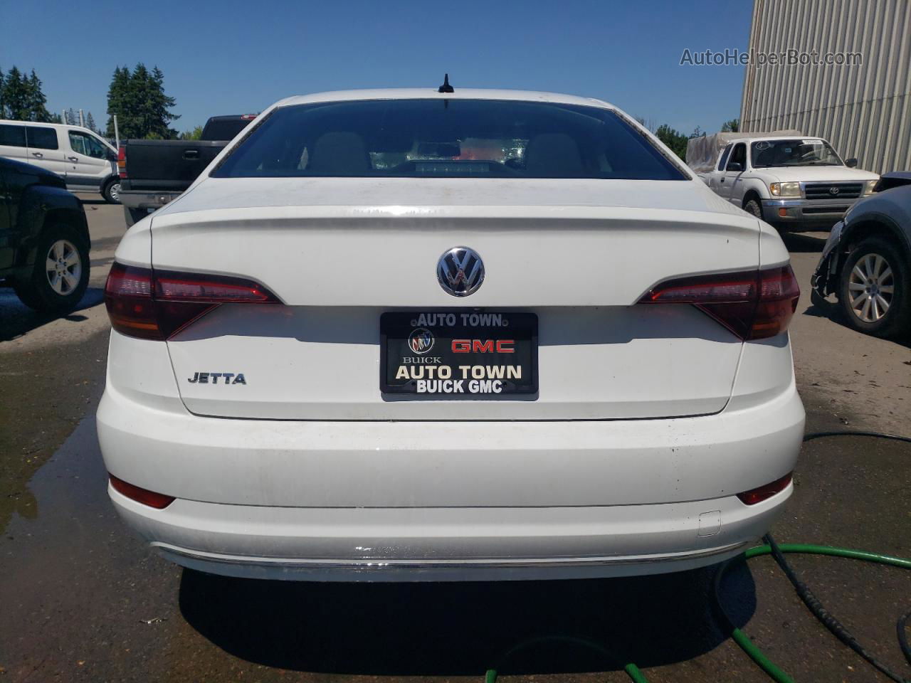 2019 Volkswagen Jetta S White vin: 3VWC57BUXKM194993