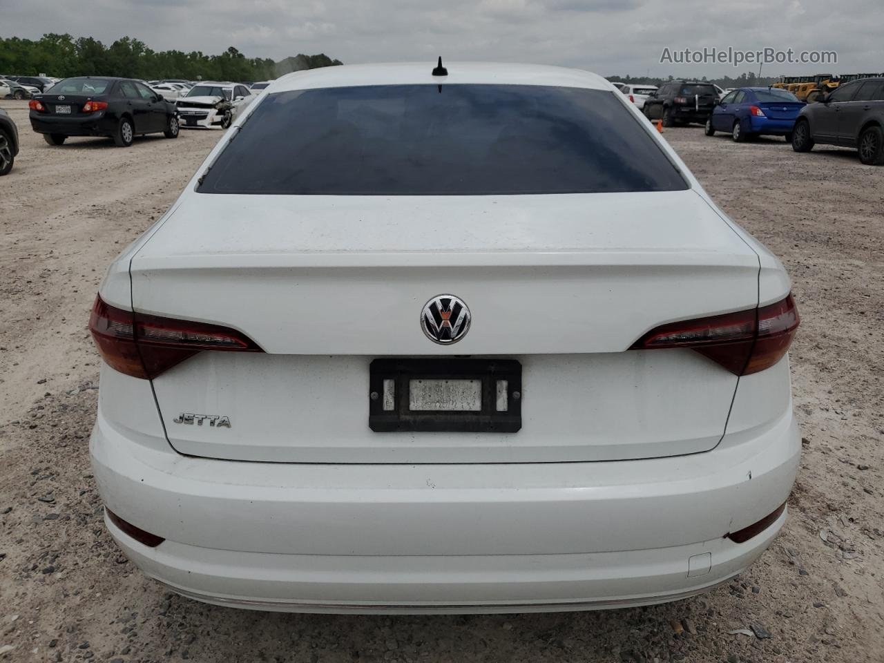 2019 Volkswagen Jetta S White vin: 3VWC57BUXKM229435