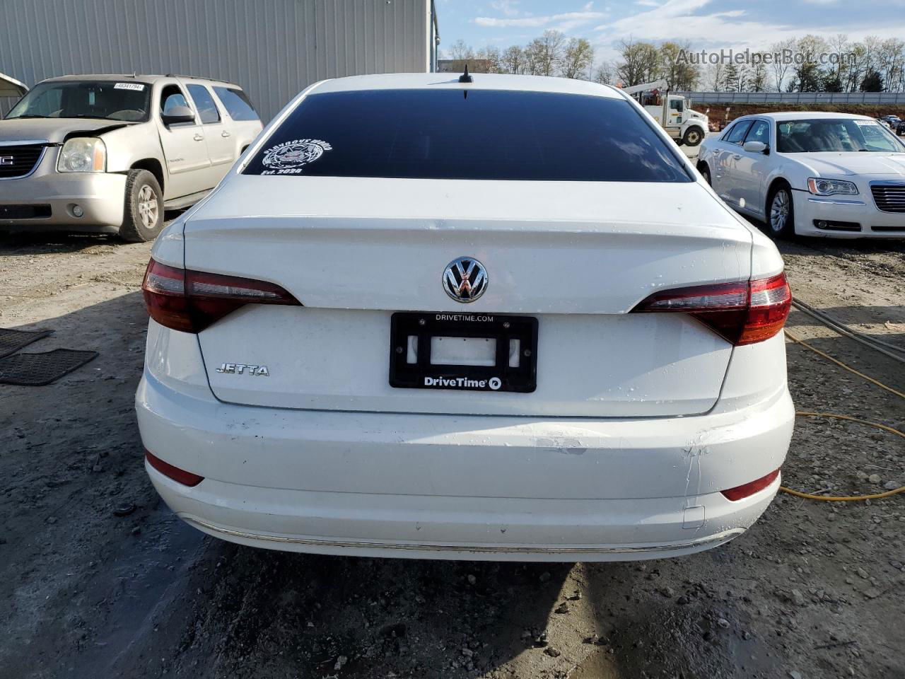 2019 Volkswagen Jetta S White vin: 3VWC57BUXKM247580