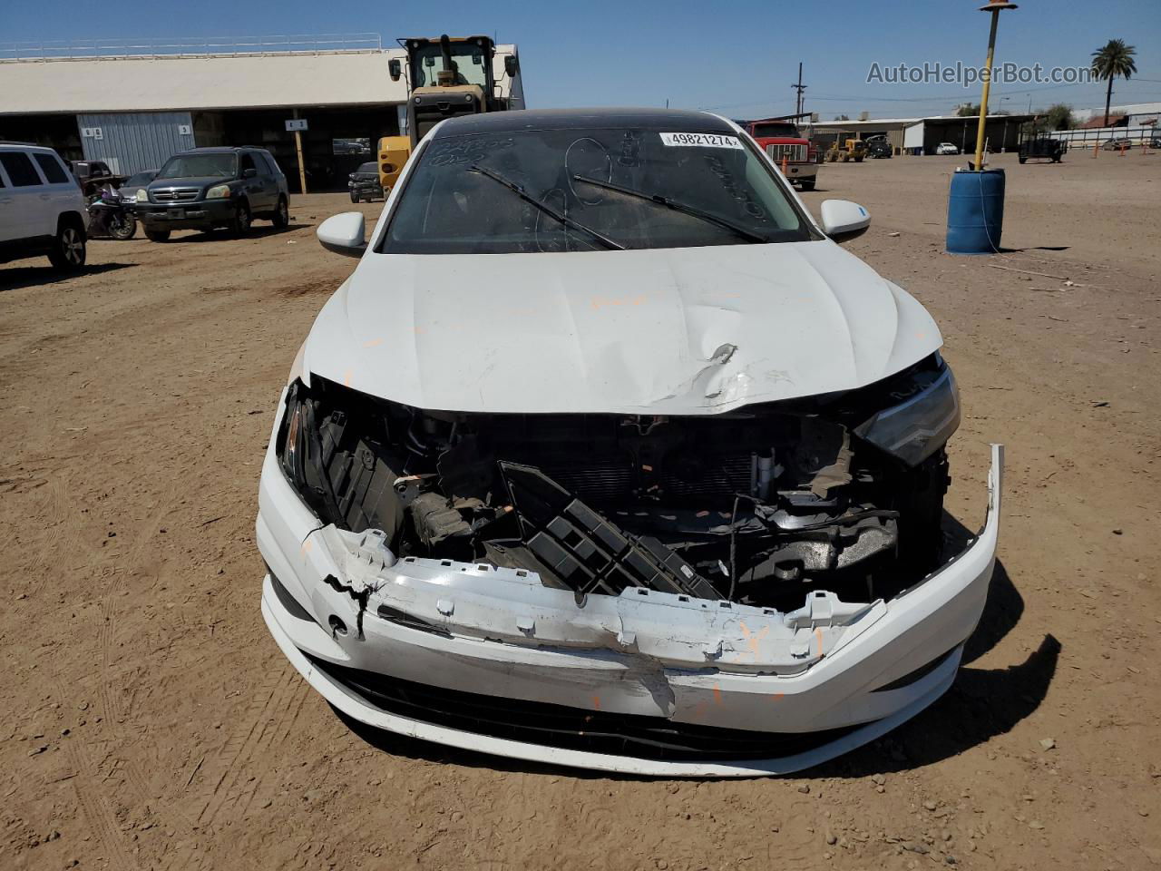 2019 Volkswagen Jetta S White vin: 3VWC57BUXKM255842