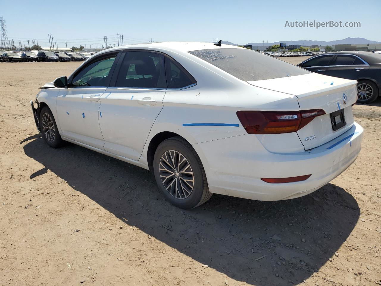 2019 Volkswagen Jetta S White vin: 3VWC57BUXKM255842