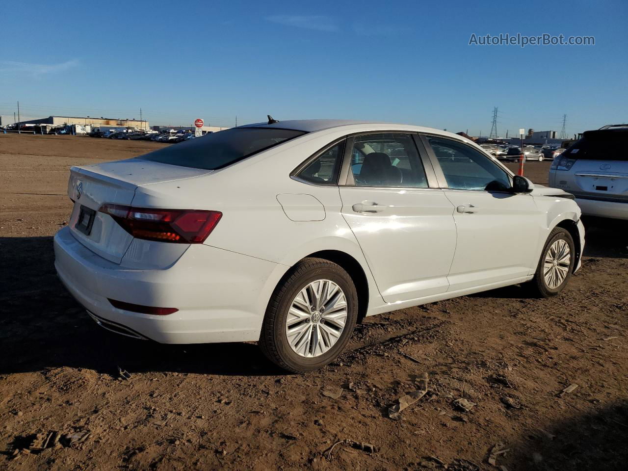 2019 Volkswagen Jetta S Белый vin: 3VWC57BUXKM275511