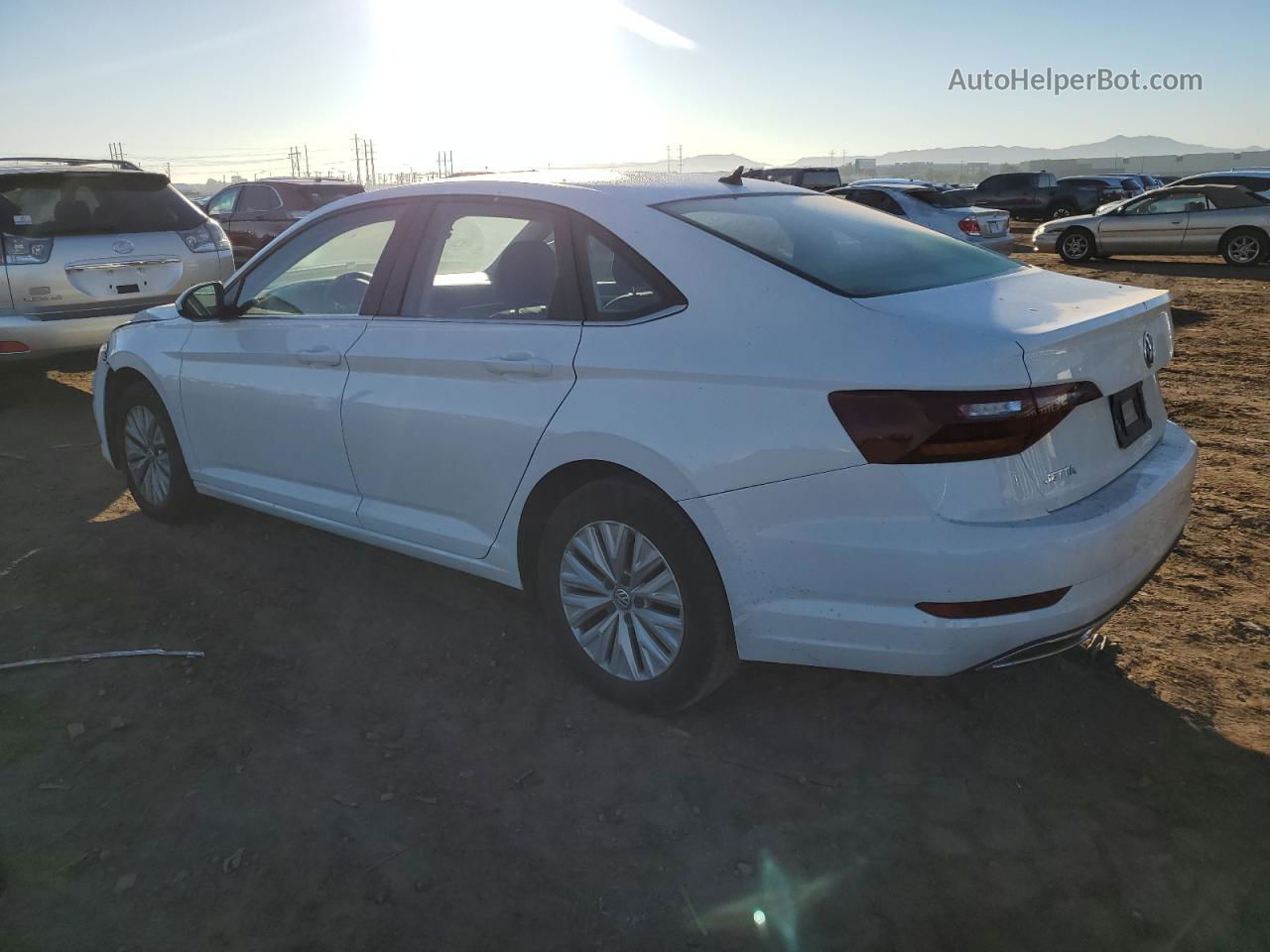 2019 Volkswagen Jetta S White vin: 3VWC57BUXKM275511