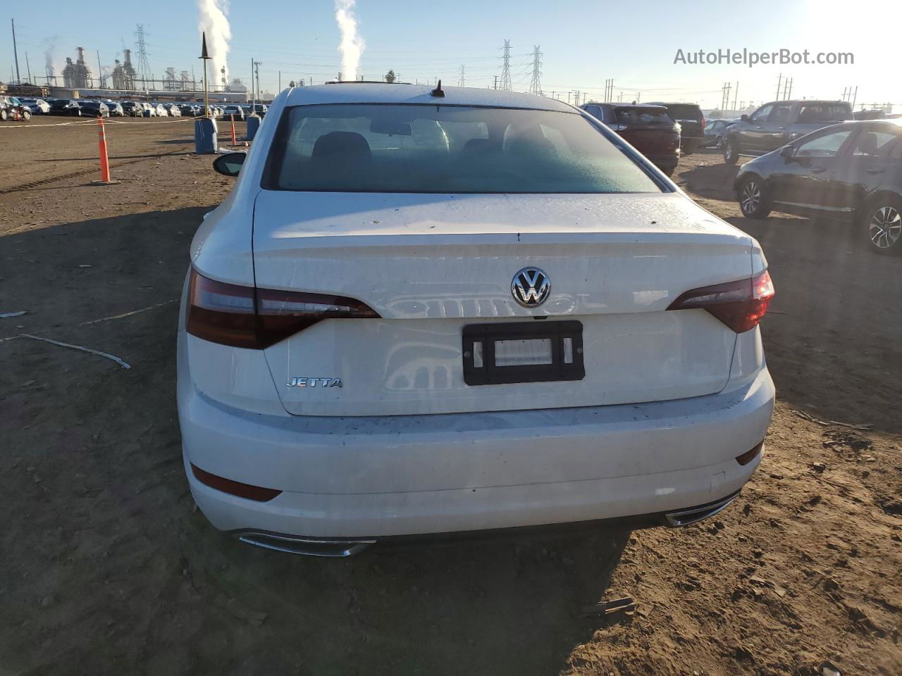 2019 Volkswagen Jetta S White vin: 3VWC57BUXKM275511